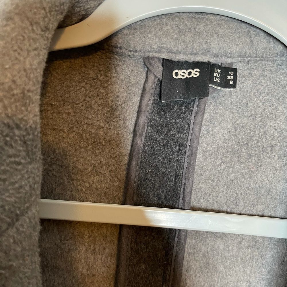 ASOS wool blend open coat - Picture 4 of 6
